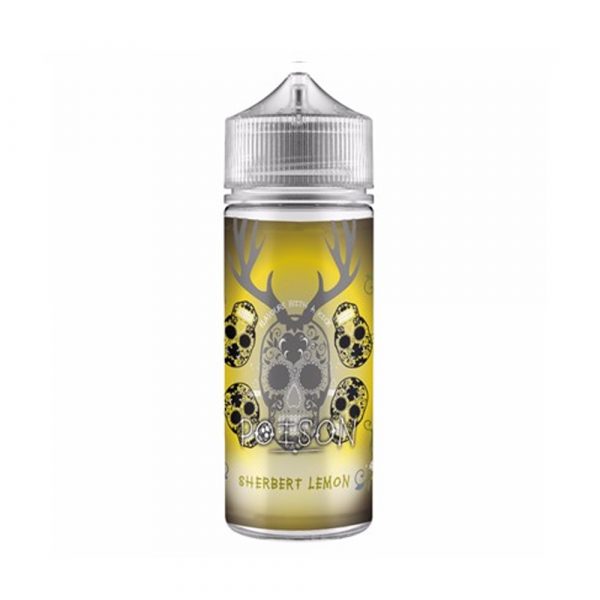 Sherbet Lemon 100ml Shortfill E-Liquid by Poison - Shop Vapour