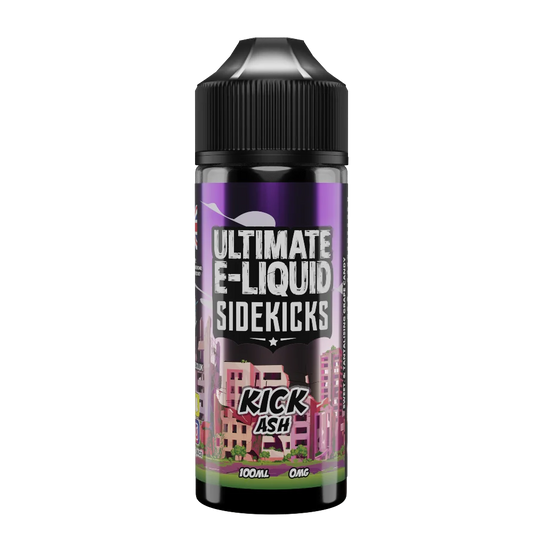 Sidekicks Kick Ash 100ml Shortfill E-liquid by Ultimate Juice - Shop Vapour