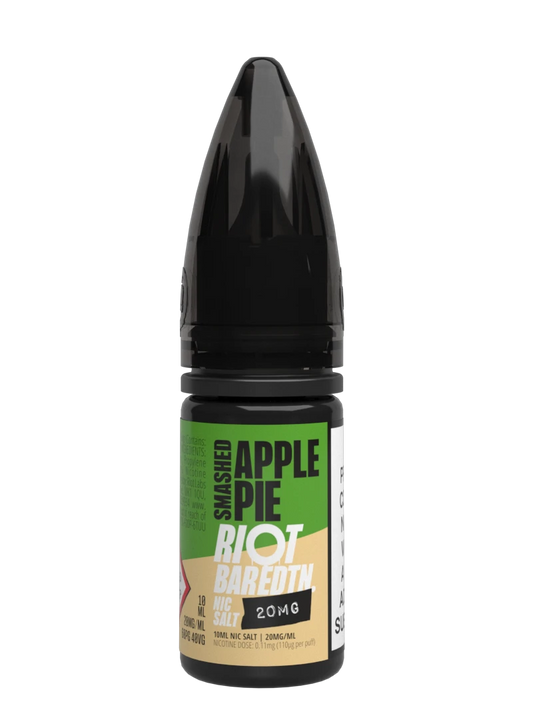 Smashed Apple Pie Nic Salt E-Liquid by Riot Bar Edition - Shop Vapour