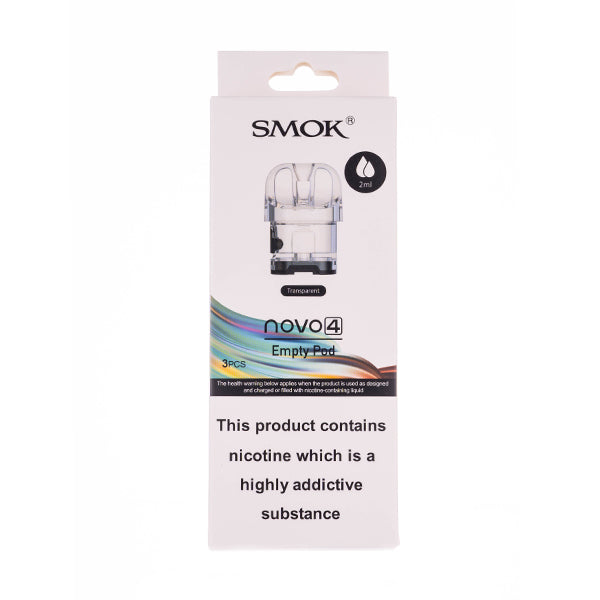 Smok Novo 4 Empty Replacement Pods - Shop Vapour