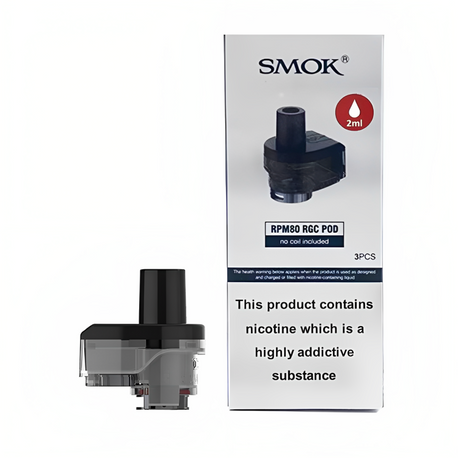 Smok RPM80 RGC 2ml Replacement Pods - Shop Vapour