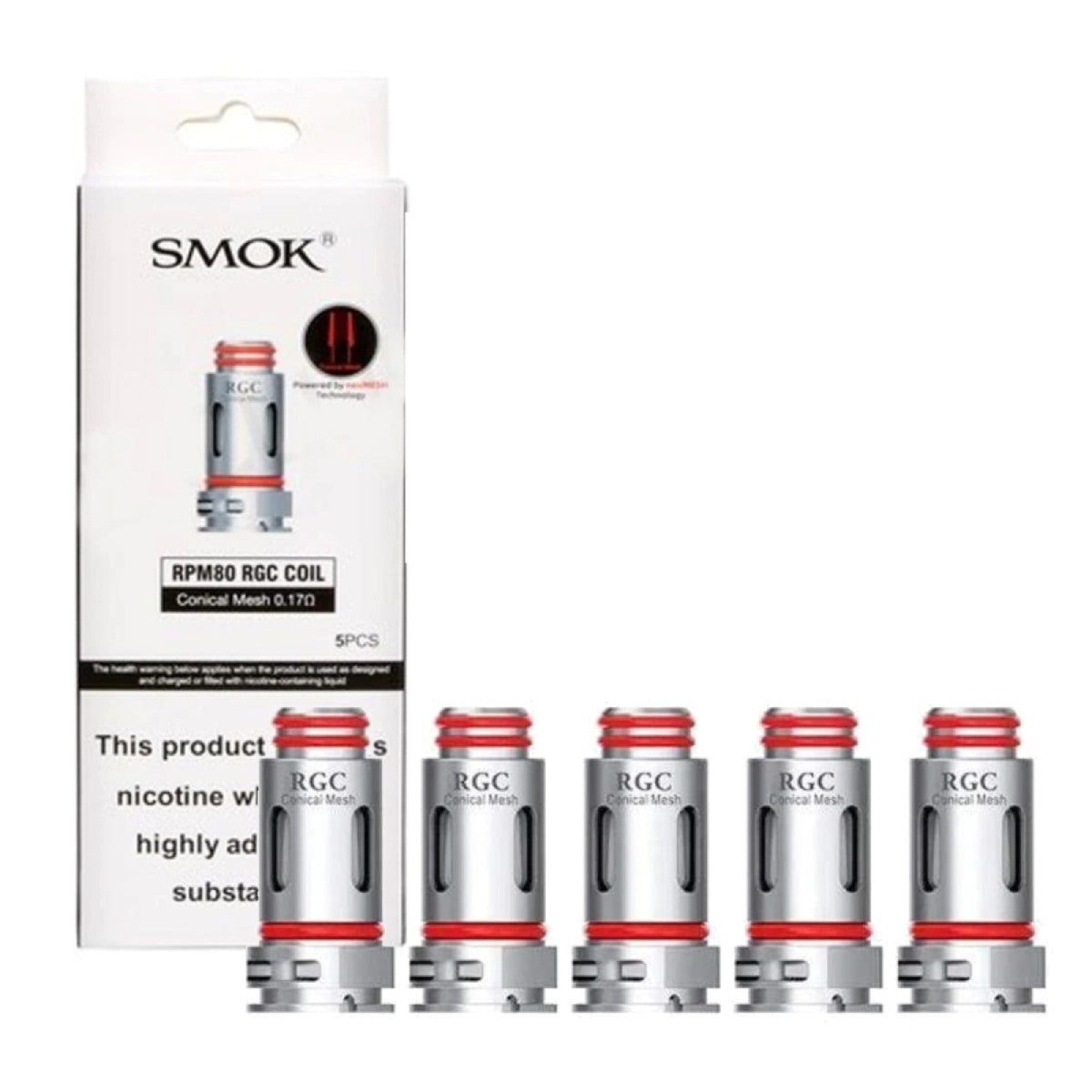 Smok RPM80 RGC Replacement Coils - Shop Vapour