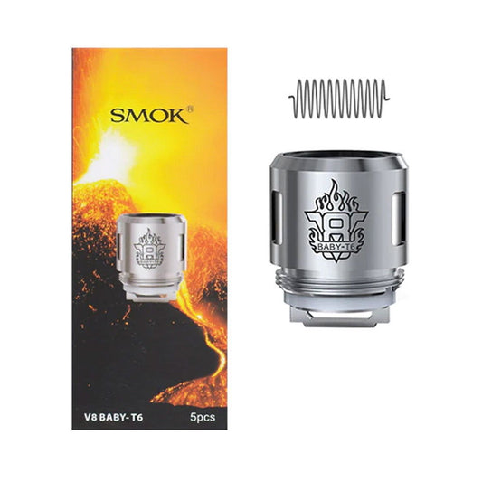Smok V8 Baby T6 Replacement Coils - Shop Vapour