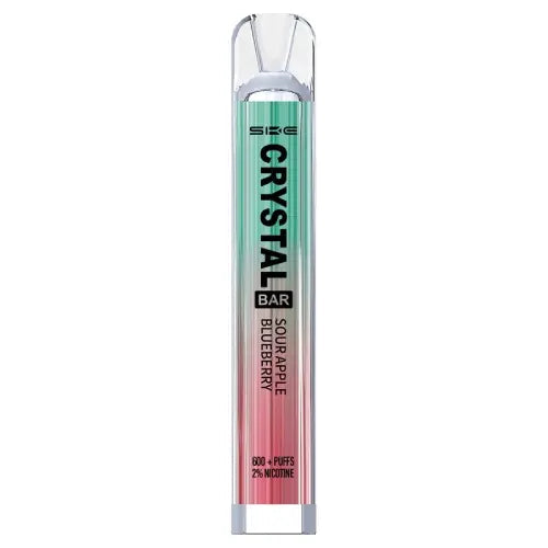 Sour Apple Blueberry SKE Crystal Bar 600 Disposable Vape - Shop Vapour
