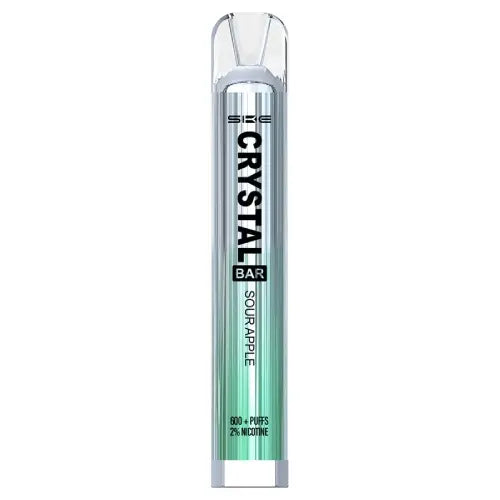Sour Apple SKE Crystal Bar 600 Disposable Vape - Shop Vapour