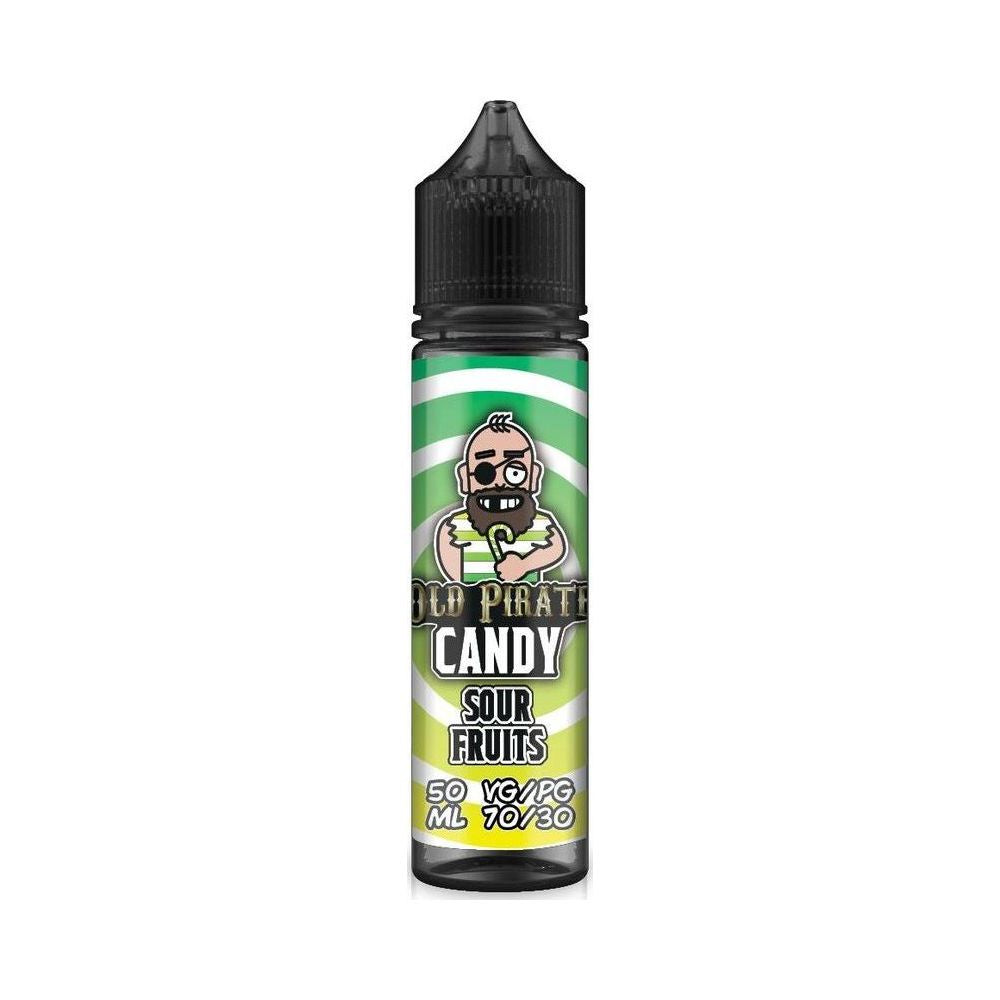 Sour Fruits 50ml Shortfill E-Liquid by Old Pirate Candy - Shop Vapour