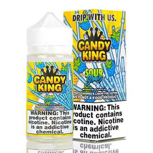 Sour Straws 100ml Shortfill E-Liquid by Candy King - Shop Vapour