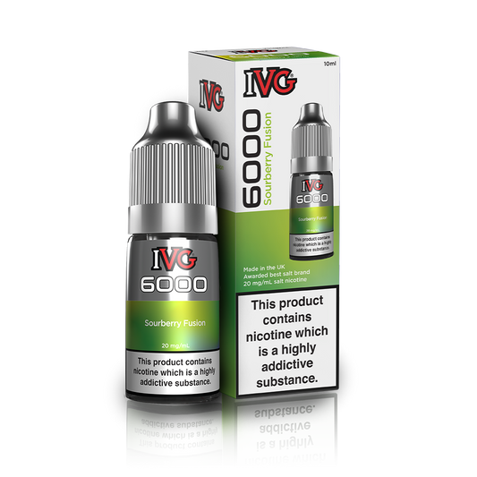 Sourberry Fusion Nic Salt E-Liquid by IVG 6000 - Shop Vapour