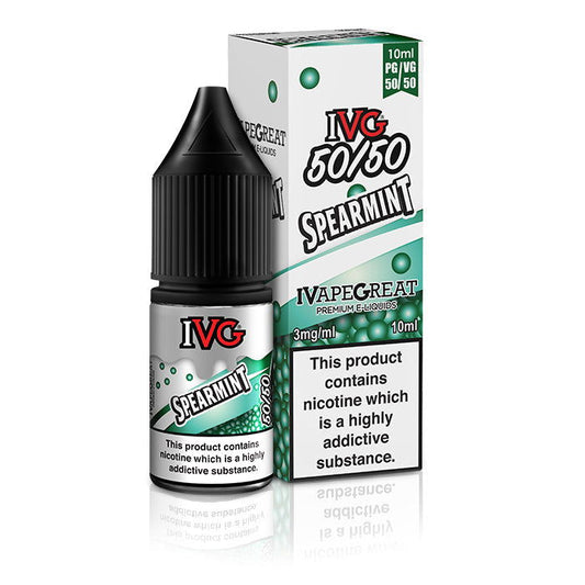 Spearmint 10ml E-Liquid by IVG 50/50 - Shop Vapour
