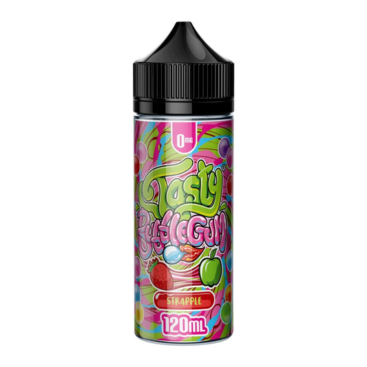 Strapple 100ml Shortfill E-Liquid by Tasty Bubblegum - Shop Vapour