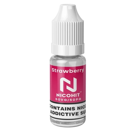 Strawberry 10ml 50/50 E-Liquid by Nicohit - Shop Vapour