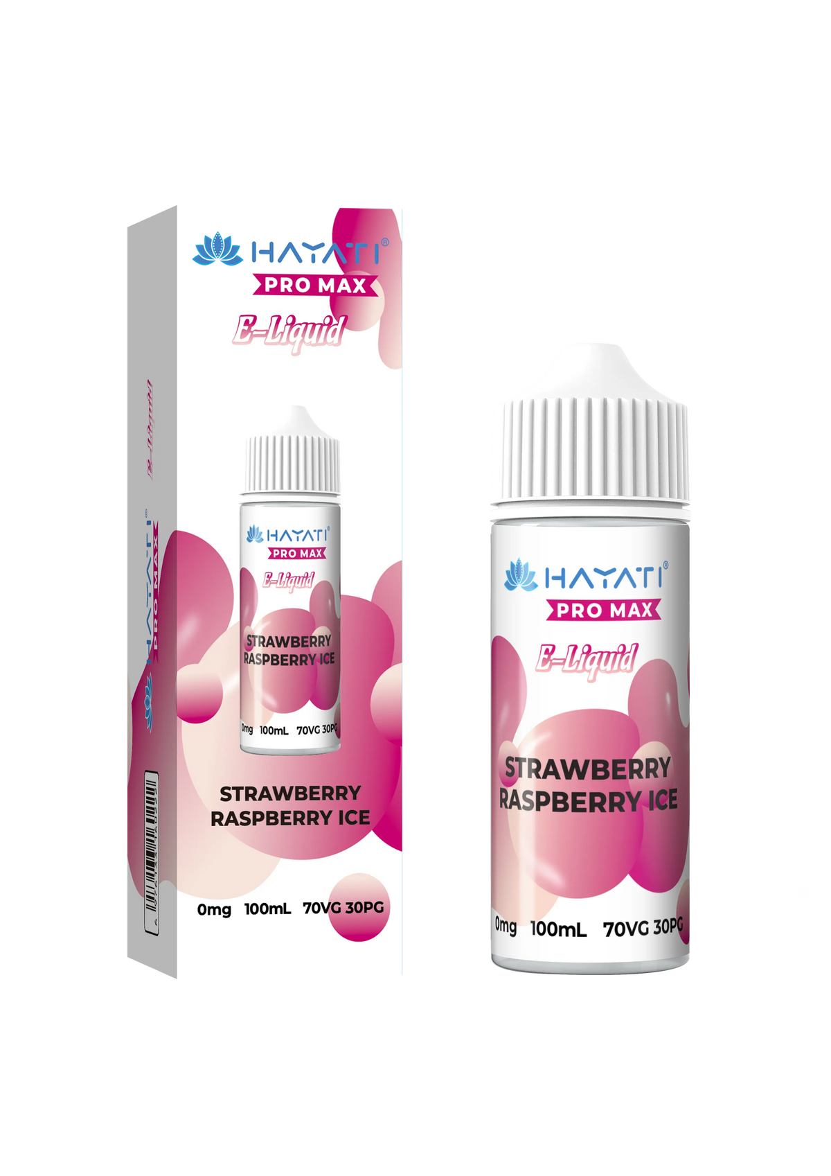 Hayati Pro Max - Strawberry Raspberry Ice 100ml E-liquid