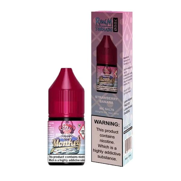 Strawberry Banana Nic Salt E-Liquid by RandM 7000 - Shop Vapour