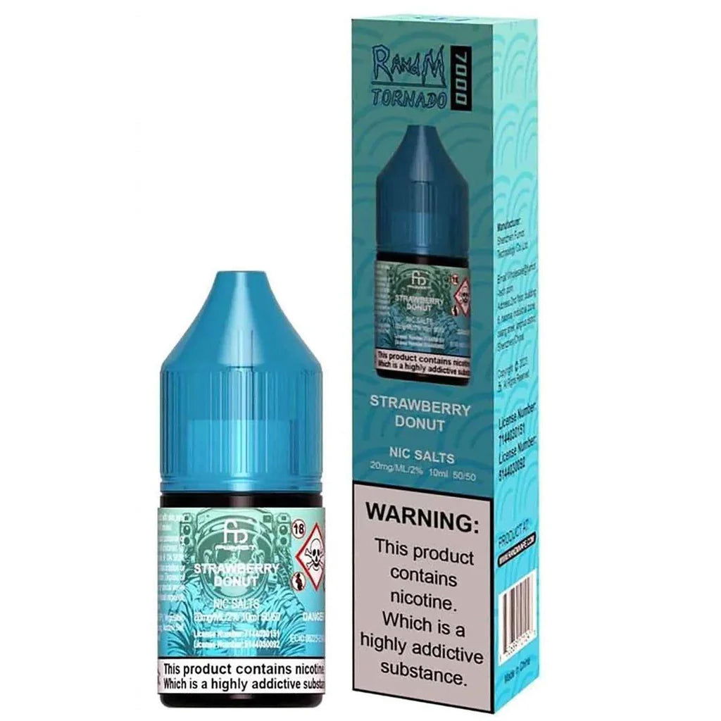 Strawberry Donut Nic Salt E-Liquid by RandM 7000 - Shop Vapour