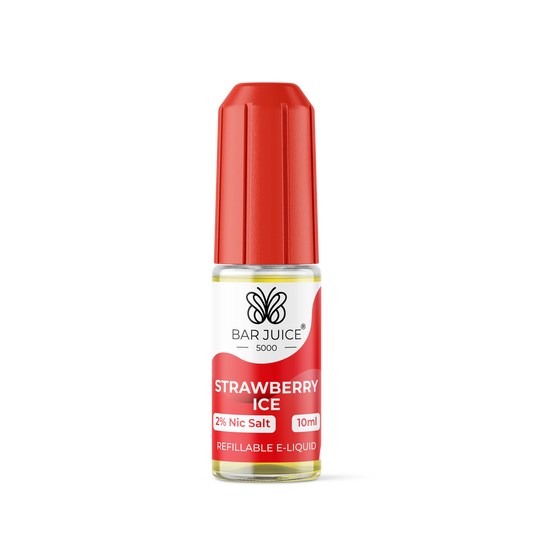 Strawberry Ice Nic Salt E-Liquid by Bar Juice 5000 - Shop Vapour