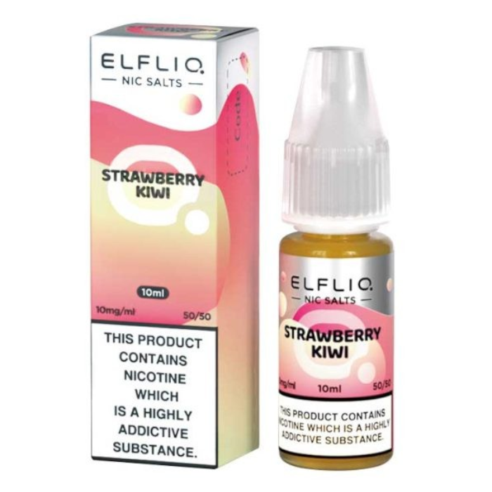 Strawberry Kiwi Nic Salt E-Liquid by Elf Bar Elfliq - Shop Vapour