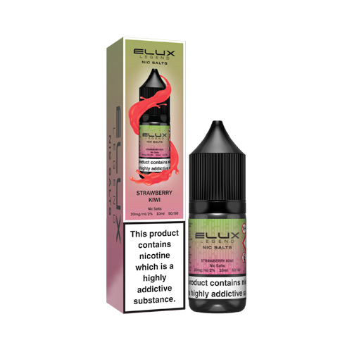 Strawberry Kiwi Nic Salt E-Liquid by Elux Legend - Shop Vapour