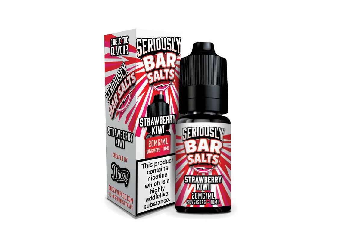 Strawberry Kiwi Nic Salt E-liquid by Seriously Bar Salts - Shop Vapour