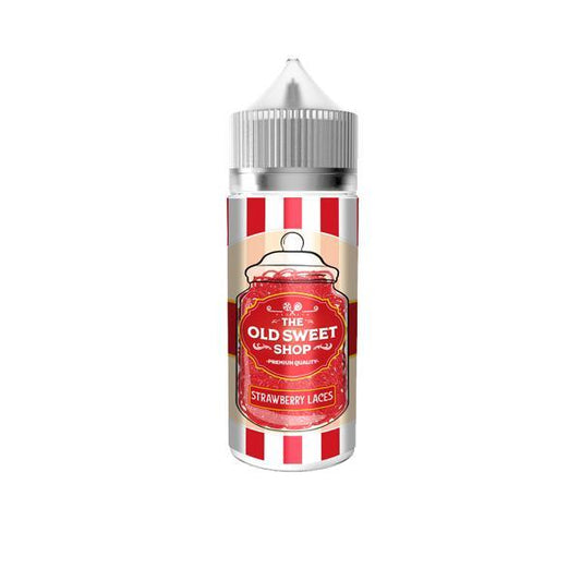 Strawberry Laces 100ml Shortfill E-Liquid by The Old Sweet Shop - Shop Vapour