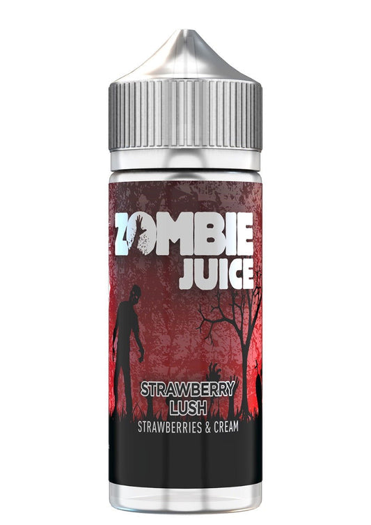 Strawberry Lush 100ml Shortfill E-Liquid by Zombie Juice - Shop Vapour