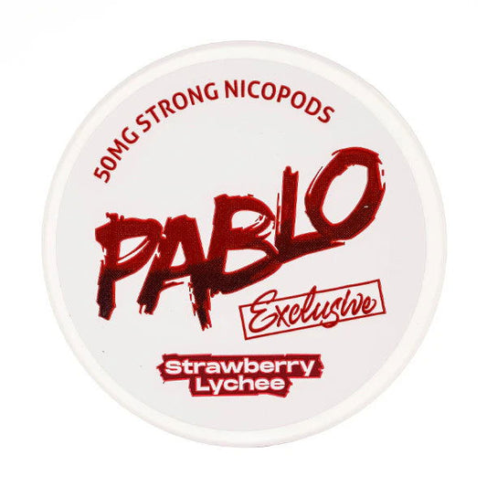 Strawberry Lychee Nicotine Pouches by Pablo Exclusive - Shop Vapour