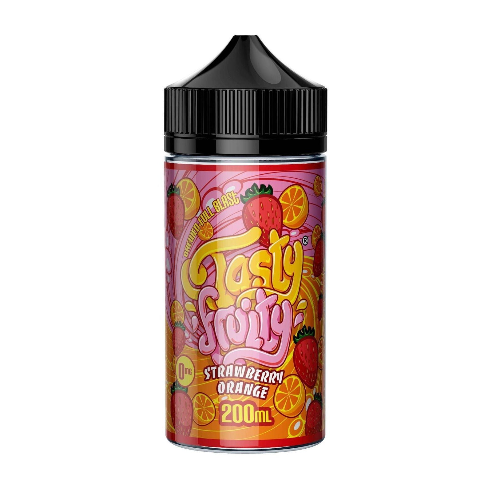 Strawberry Orange 200ml Shortfill E-Liquid by Tasty Fruity - Shop Vapour