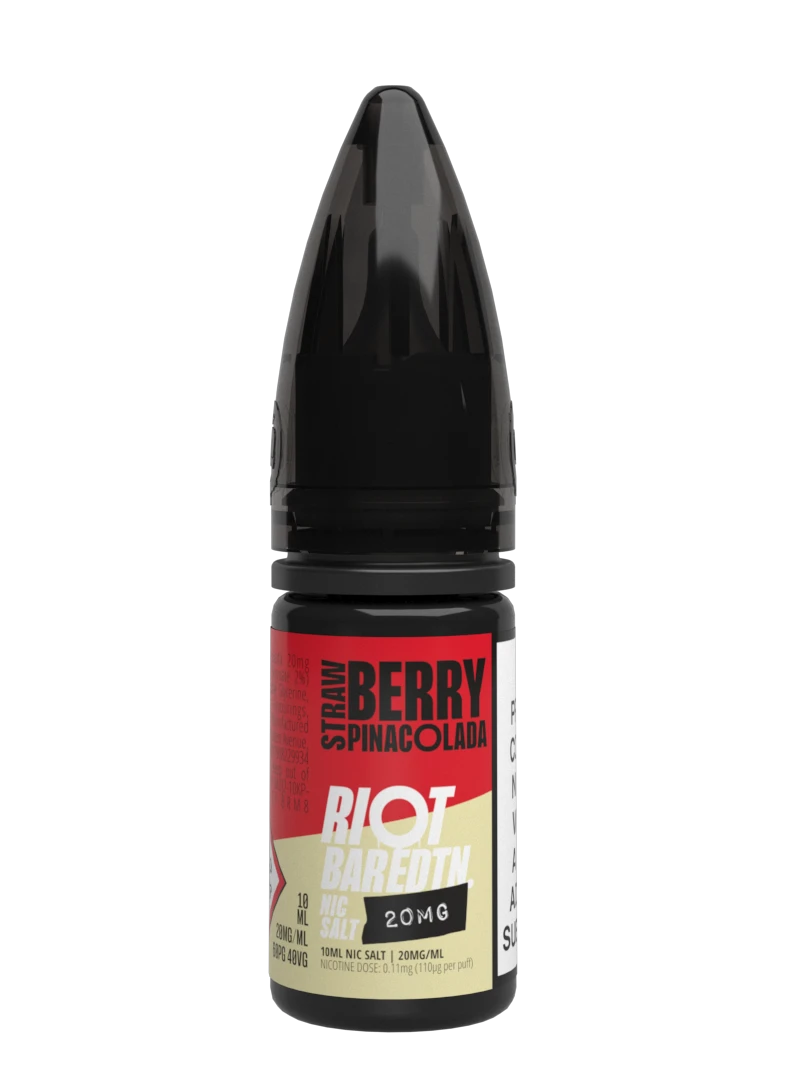 Strawberry Pinacolada Nic Salt E-Liquid by Riot Bar Edition - Shop Vapour