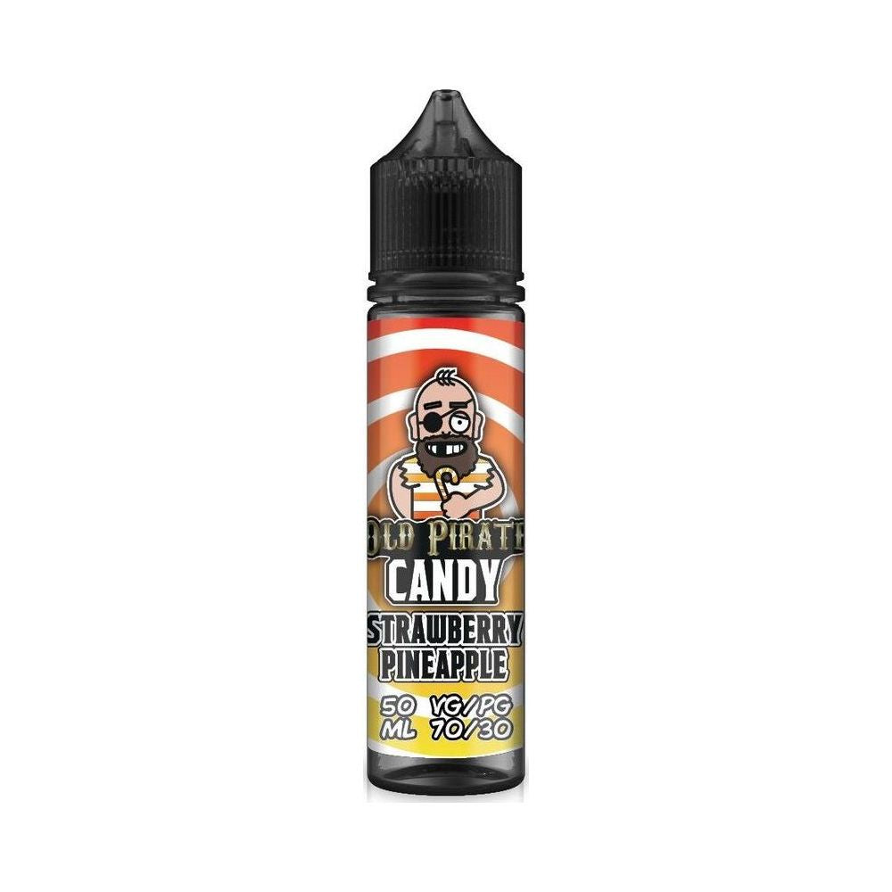 Strawberry Pineapple 50ml Shortfill E-Liquid by Old Pirate Candy - Shop Vapour