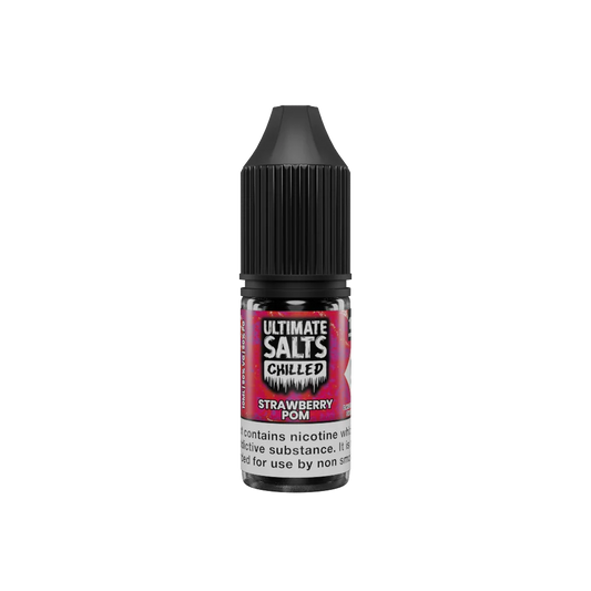 Strawberry Pom Nic Salt E-Liquid by Ultimate Salt Chilled - Shop Vapour
