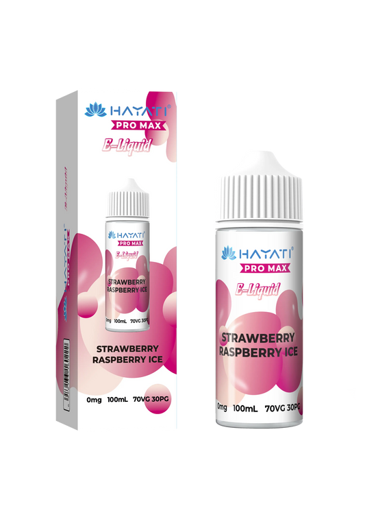 Strawberry Raspberry 100ml Shortfill E-Liquid by Hayati Pro Max - Shop Vapour