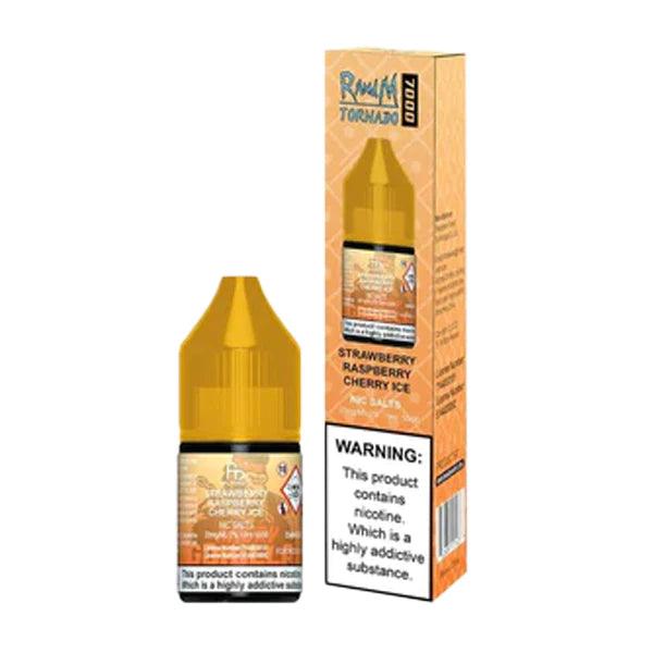 Strawberry Raspberry Cherry Ice Nic Salt E-Liquid by RandM 7000 - Shop Vapour