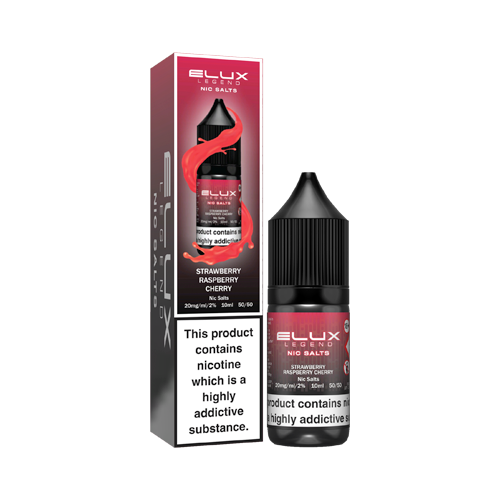 Strawberry Raspberry Cherry Nic Salt E-Liquid by Elux Legend - Shop Vapour