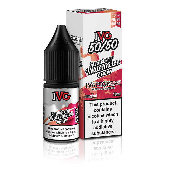 Strawberry Watermelon Chew 10ml E-Liquid by IVG 50/50 - Shop Vapour