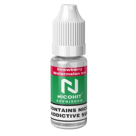 Strawberry Watermelon Ice 10ml 50/50 E-Liquid by Nicohit - Shop Vapour
