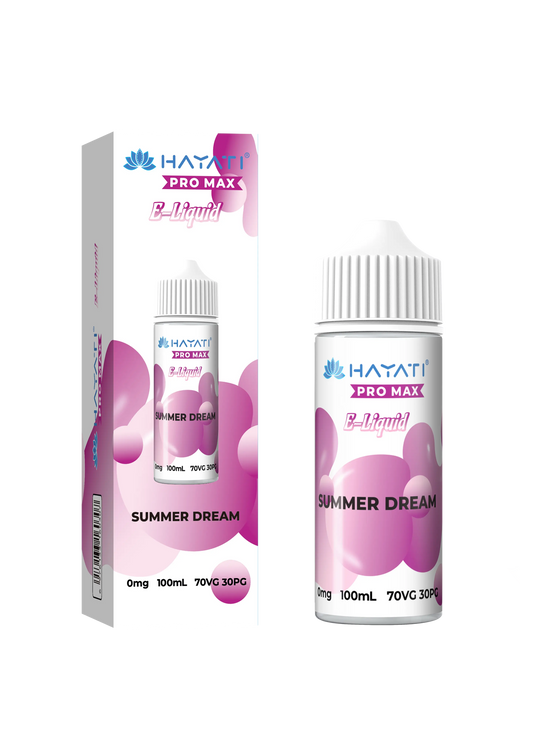 Summer Dream Hayati Pro Max 100ml Shortfill E-Liquid - Shop Vapour