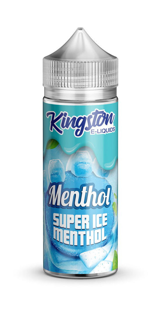 Super Ice Menthol 100ml Shortfill E-Liquid by Kingston Menthol - Shop Vapour