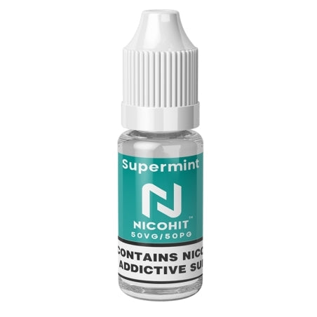 Supermint 10ml 50/50 E-Liquid by Nicohit - Shop Vapour