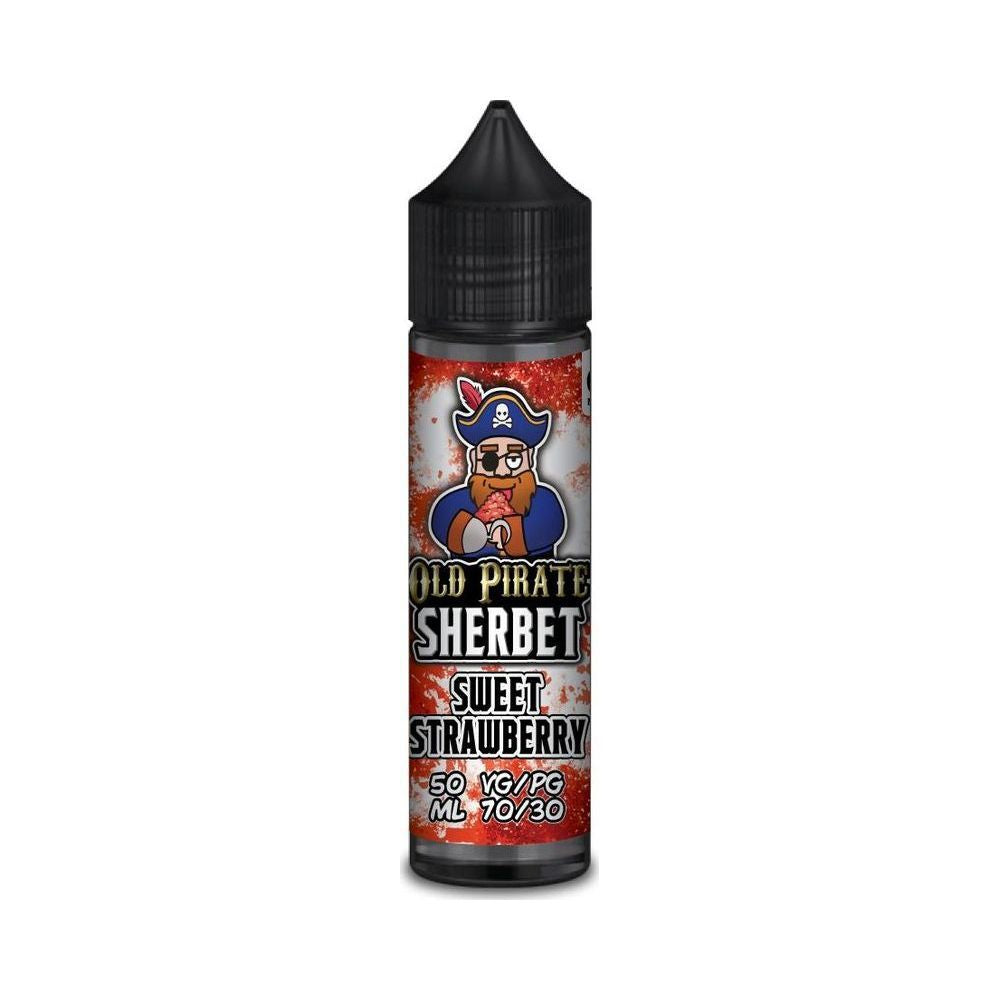 Sweet Strawberry 50ml Shortfill E-Liquid by Old Pirate Sherbet - Shop Vapour