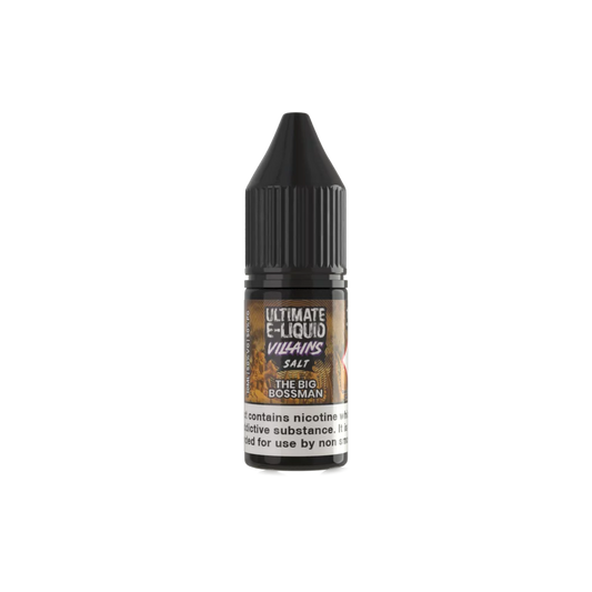 The Big Bossman Nic Salt E-liquid by Ultimate Juice Villains - Shop Vapour