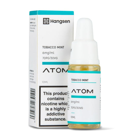 Tobacco Mint Nic Salt E-Liquid by Hangsen Atom - Shop Vapour