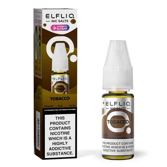 Tobacco Nic Salt E-Liquid by Elf Bar Elfliq - Shop Vapour