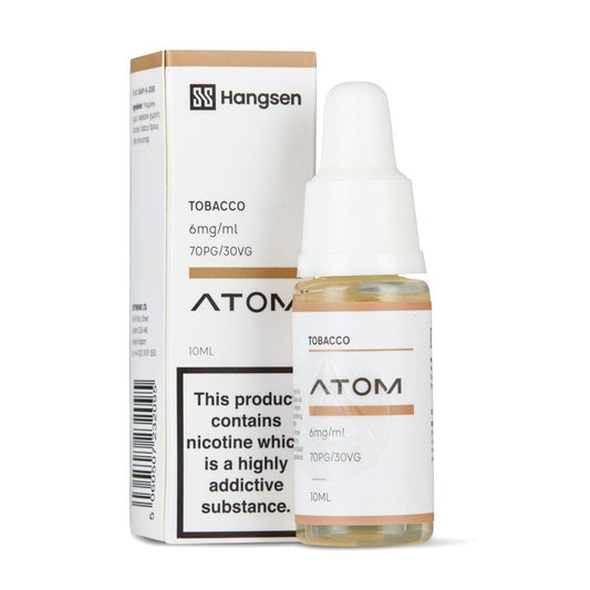 Tobacco Nic Salt E-Liquid by Hangsen Atom - Shop Vapour