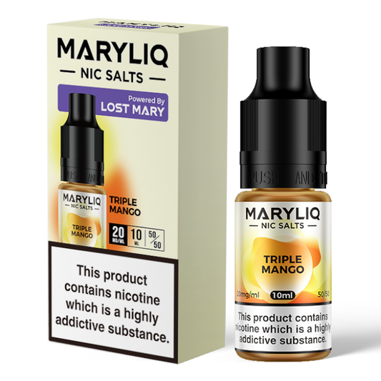 Triple Mango Nic Salt E-Liquid by Lost Mary Maryliq - Shop Vapour