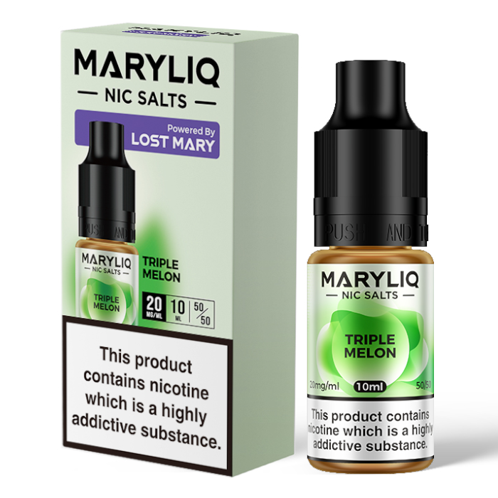 Triple Melon Nic Salt E-Liquid by Lost Mary Maryliq - Shop Vapour