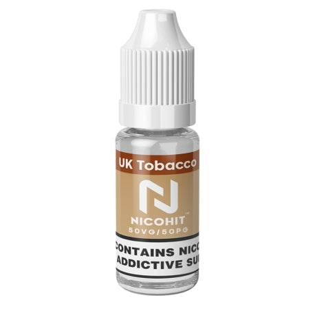 UK Tobacco 10ml 50/50 E-Liquid by Nicohit - Shop Vapour
