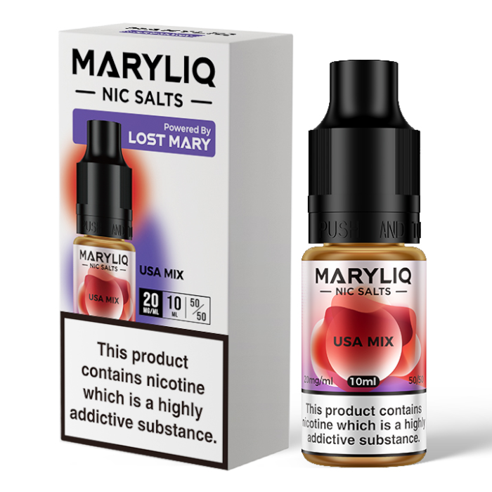 USA Mix Nic Salt E-Liquid by Lost Mary Maryliq - Shop Vapour