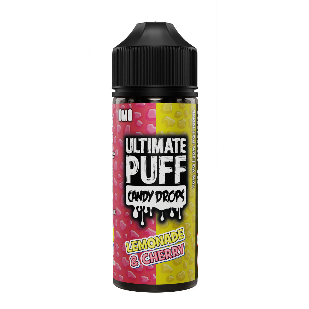 Ultimate Puff Candy Drops - Lemonade & Cherry 100ml Shortfill E Liquid