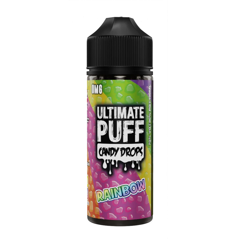 Ultimate Puff Candy Drops - Rainbow 100ml Shortfill E Liquid