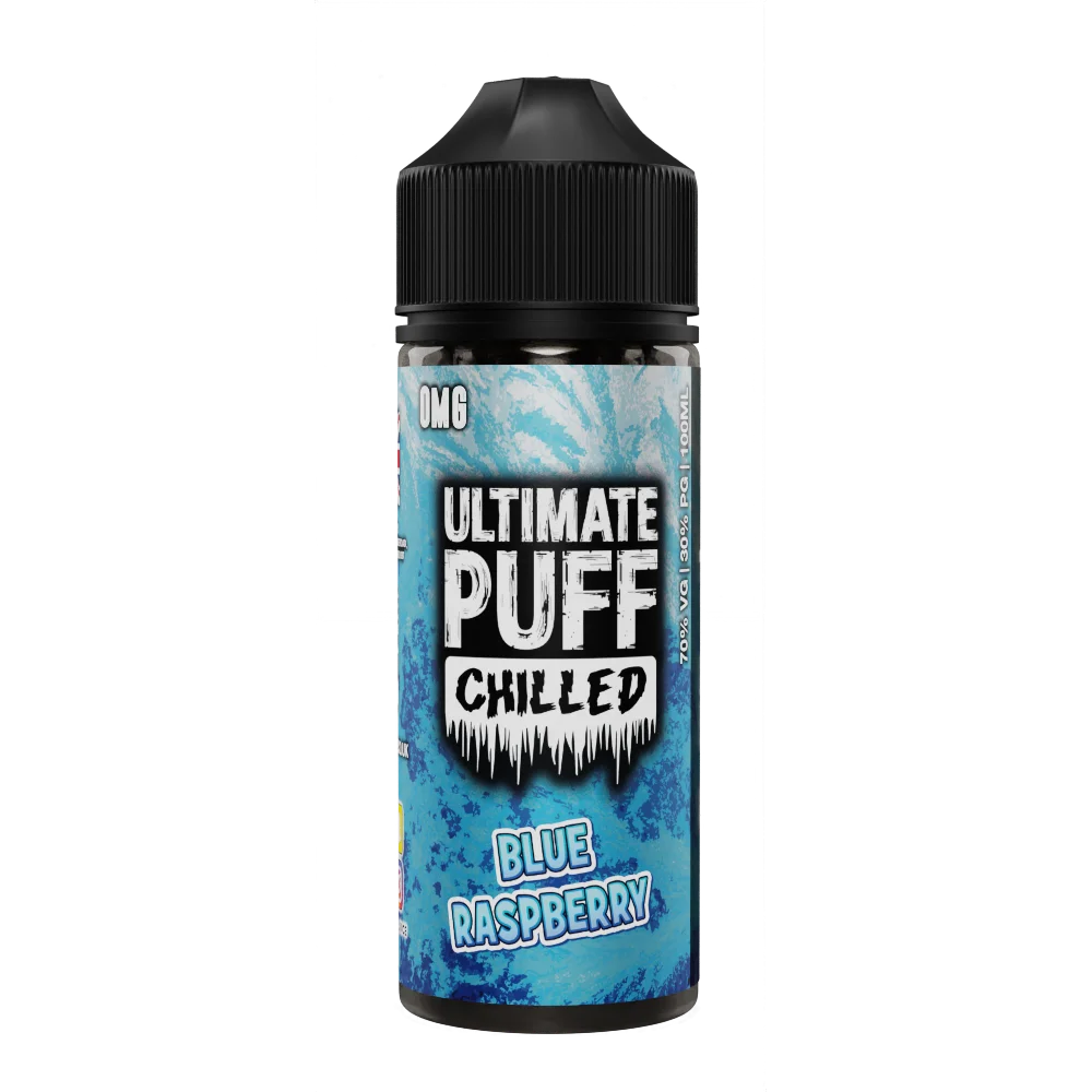 Ultimate Puff Chilled - Blue Raspberry 100ml Shortfill E Liquid