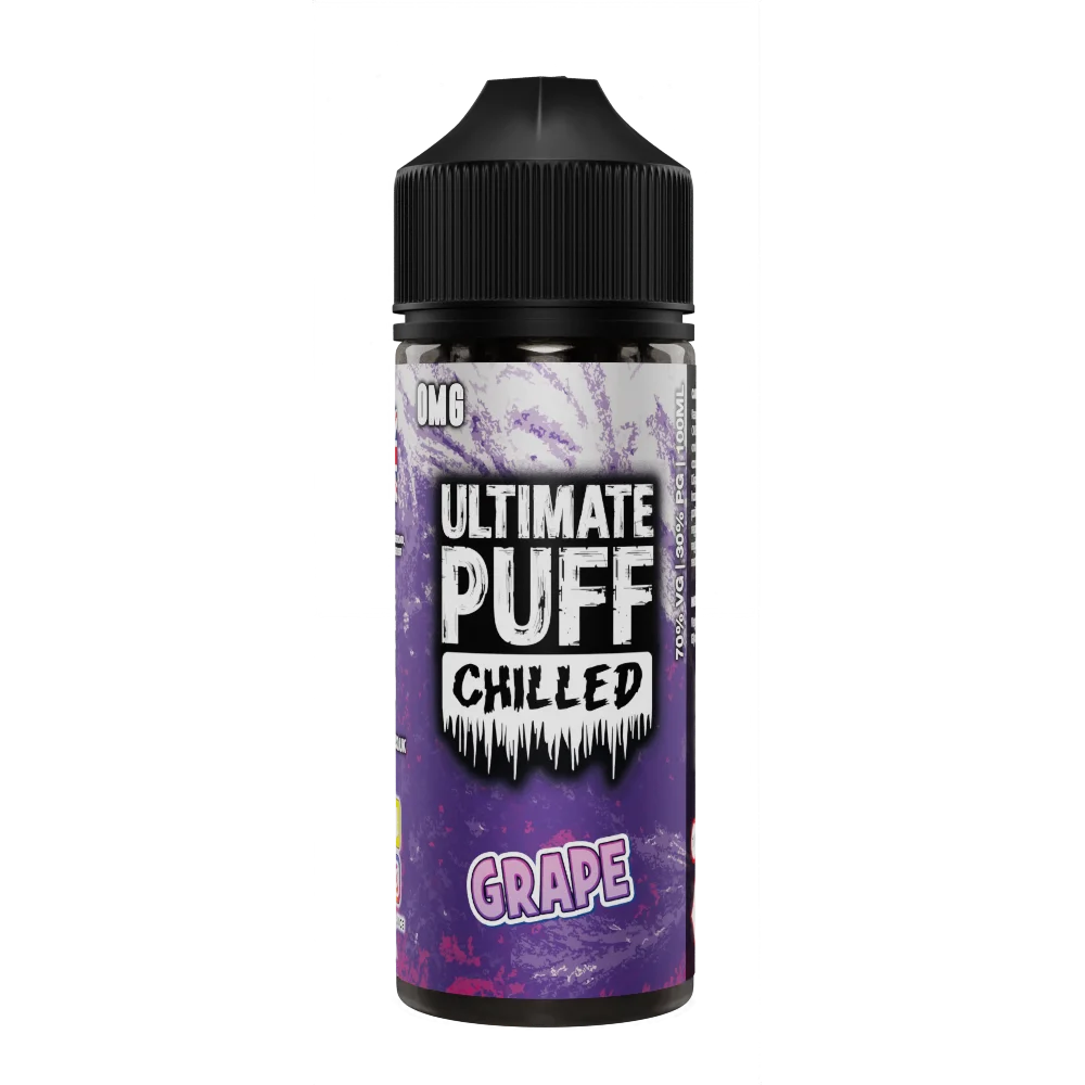 Ultimate Puff Chilled - Grape 100ml Shortfill E Liquid